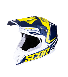 SCORPION VX-16 EVO AIR ARNEE AZUL BLANCO AMARILLO