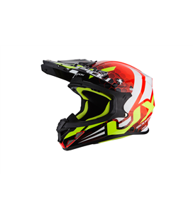 SCORPION EXO-21 AIR XAGON ROJO FLUO NEGRO