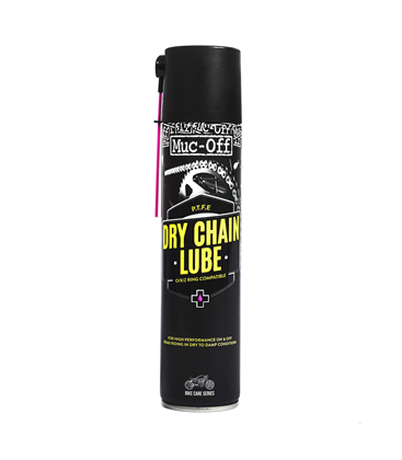 GRASA DE CADENA (PARA SECO) CON PTFE (TEFLON) MUC-OFF MOTORCYCLE DRY CHAIN LUBE SPRAY 400ML