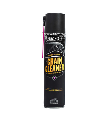 LIMPIADOR DE CADENA MUC-OFF MOTORCYCLE CHAIN CLEANER SPRAY 400ML