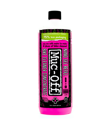 LIMPIADOR MUC-OFF NANO GEL BIKE CLEANER BOTELLA 1L