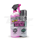 KIT DUO DE CUIDADO MOTO (MOTORCYCLE PROTECTANT + CLEANER) MUC-OFF CARE PACK