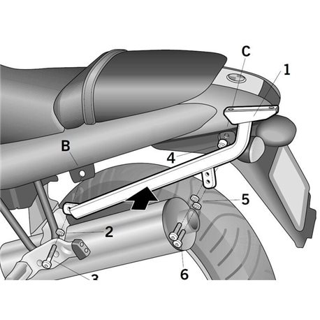 PORTAMATRICULAS HONDA CB 1000 R 08 -
