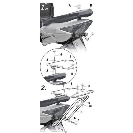 PORTAMATRICULAS HONDA CBR 600 F 11 -