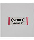 RECAMBIO SHOEI LOGO POSTERIOR RAID 2 NEGRO