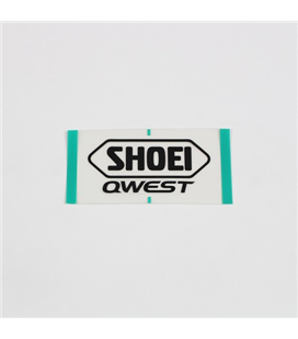 RECAMBIO SHOEI LOGO POSTERIOR QWEST NEGRO MATE