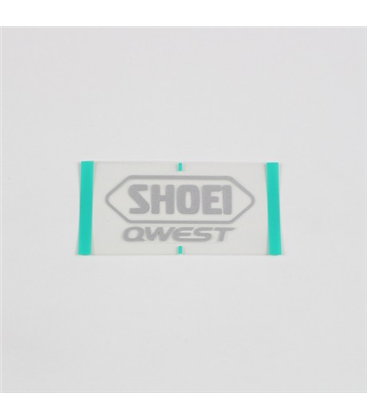 RECAMBIO SHOEI LOGO POSTERIOR QWEST GRIS MATE