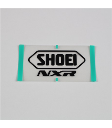 RECAMBIO SHOEI LOGO POSTERIOR NXR NEGRO MATE