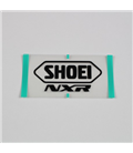 RECAMBIO SHOEI LOGO POSTERIOR NXR NEGRO MATE