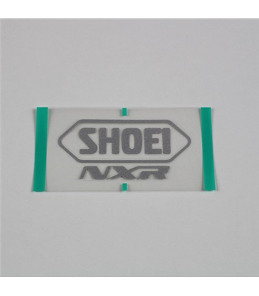 RECAMBIO SHOEI LOGO POSTERIOR NXR GRIS MATE