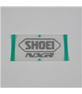 RECAMBIO SHOEI LOGO POSTERIOR NXR GRIS MATE