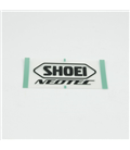 RECAMBIO SHOEI LOGO POSTERIOR NEOTEC NEGRO MATE