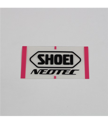 RECAMBIO SHOEI LOGO POSTERIOR NEOTEC NEGRO