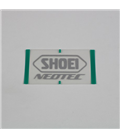 RECAMBIO SHOEI LOGO POSTERIOR NEOTEC GRIS MATE