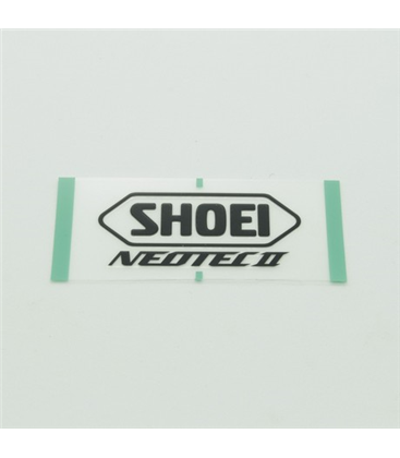 RECAMBIO SHOEI LOGO POSTERIOR NEOTEC 2 NEGRO MATE