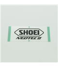 RECAMBIO SHOEI LOGO POSTERIOR NEOTEC 2 NEGRO MATE