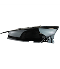 TAPA TRASERA DERECHA YAMAHA TMAX 500 2008-11 NEGRO BRILLANTE