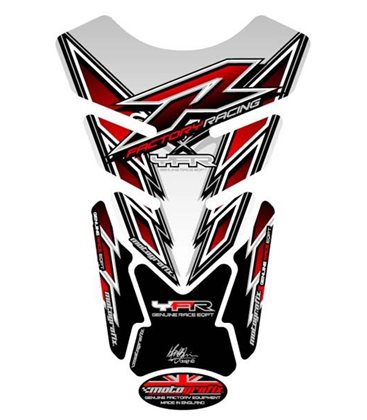 PROTECTOR DEPOSITO 4PCS BLANCO/ROJO/NEGRO YAMAHA