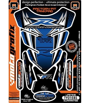 PROTECTOR DEPOSITO 4PCS AZUL/NEGRO/BLANCO 4PCS YAMAHA