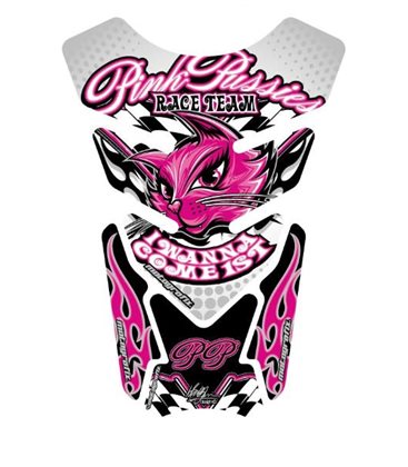 PROTECTOR DEPOSITO STREET STYLE 4PCS PINK PROTECTORES MOTOGRAFIX DE ALTA  CALIDAD PARA MOTO