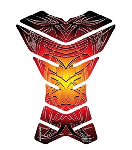 PROTECTOR DEPOSITO 3PCS TRIBAL ROJO