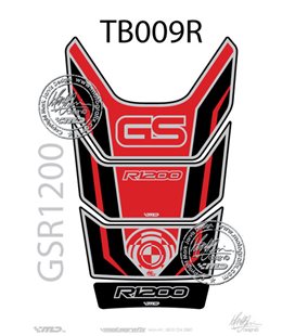 PROTECTOR DEPOSITO 4PCS ROJO BMW R1200GS