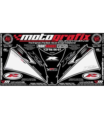 KIT DECO DELANTERO BLANCO PARA  YZF R6