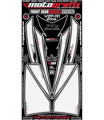 KIT DECO BLANCO DELANTERO + TRASERO PARA  YZF R1