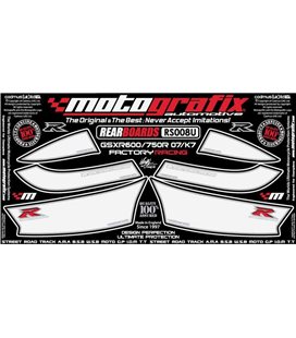 KIT DECO TRASERO BLANCO PARA  GSXR600, 750