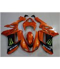 Carenado Kawasaki ZX6R 2007 2008 Monster Naranja