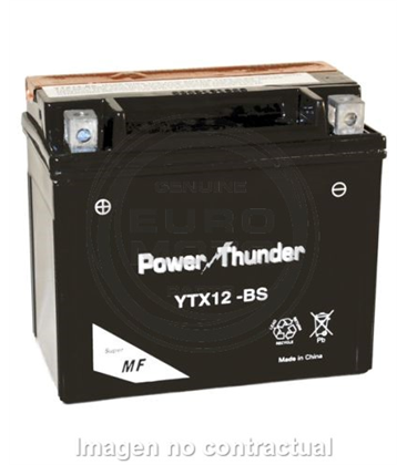 BATERIA POWER THUNDER YTX12-BS