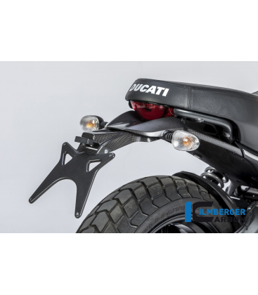 UPPER NUMBERPLATE HOLDER MATT DUCATI SCRAMBLER'16