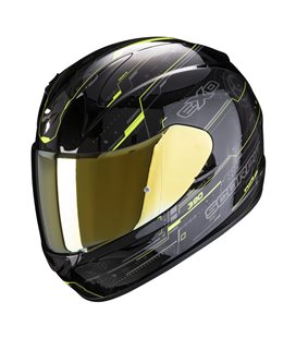 SCORPION EXO 390 BEAT NEGRO AMARILLO FLUOR