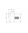 HIGHSIDER ROCKET LED BLINKER EINHEIT, SCHWARZ