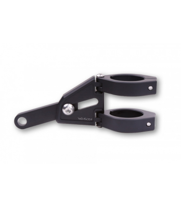 HIGHSIDER CNC ALU LAMPENHALTER SET EXTEND FÃ¼R Ã˜ 35-37 MM, LÃ¤NGENVERSTELLBAR, SCHWARZ