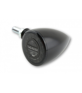HIGHSIDER ROCKET BULLET LED TAILLIGHT/INDICATOR, BLACK