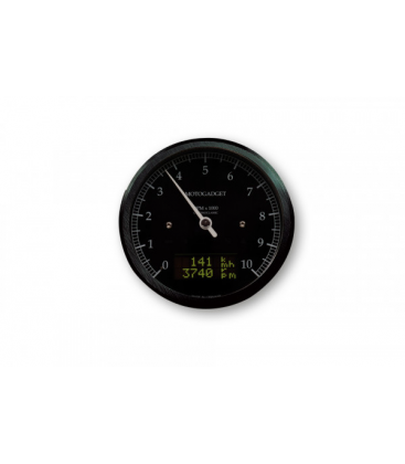 MOTOGADGET MOTOSCOPE CLASSIC REV COUNTER DARK EDITION 10.000 RPM