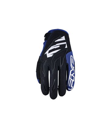 GUANTE FIVE MXF3 v2 NEGRO/BLANCO/AZUL NEGRO/BLANCO/AZUL