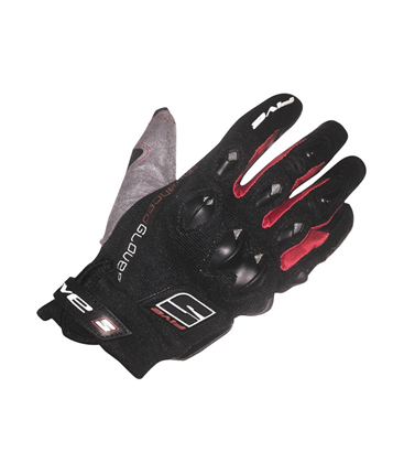 GUANTE FIVE STUNT NEGRO/ROJO NEGRO/ROJO