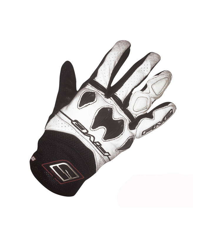 GUANTES PARA MOTORISTA FIVE DE CALIDAD GUANTE FIVE SUPERMOTARD BLANCO BLANCO DISTRIBUIDOR GUANTES FIVE MADRID