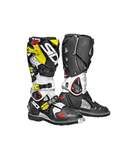 BOTAS SIDI CROSSFIRE 2 BLANCO/NEGRO/AMARILLO