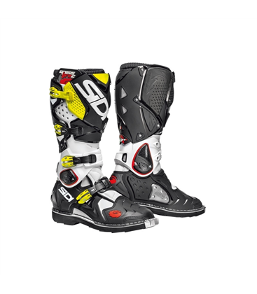 BOTAS SIDI CROSSFIRE 2 BLANCO/NEGRO/AMARILLO