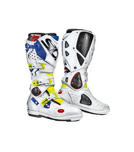 BOTAS SIDI CROSSFIRE 2 SRS AMARILLO/BLANCO/AZUL