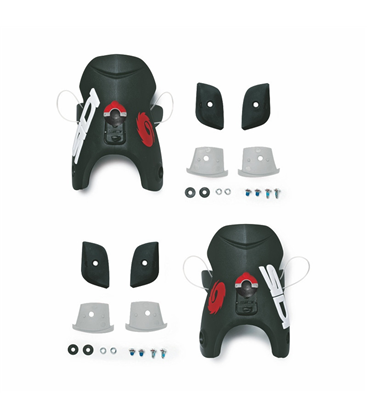 RECAMBIO SIDI PROTECTOR POSTERIOR VR NEGRO/ROJO (40) NEGRO/ROJO