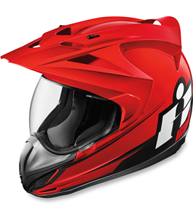 CASCO ICON VARIANT D-STACK ROJO