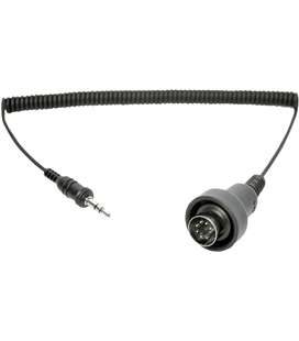 SM10 STEREO JACK 3.5MM TO 7-PIN DIN BLACK