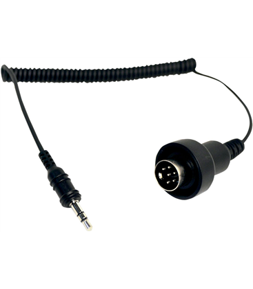 STEREO JACK 3.5MM TO 6-PIN DIN DUAL STREAM BLACK