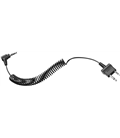 TUFFTALK 2-WAY RADIO CABLE STRAIGHT TYPE MIDLAND/ICOM TWIN-PIN CONNECTOR