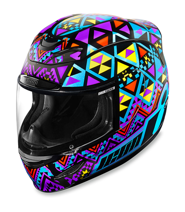 CASCO ICON AIRMADA GEORACER AZUL