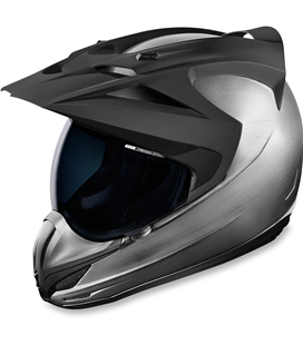 CASCO ICON VARIANT QUICKSILVER PLATA NEGRO